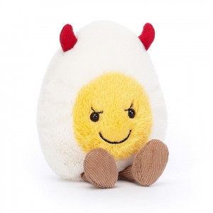 HUGE Jellycat Amuseable Devilled Egg 28 CM X 18 CM | GP7301845