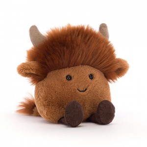 Jellycat Amuseabean Highland Cow 10 CM X 9 CM | TZ2316950