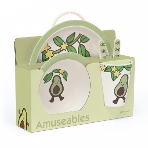 Jellycat Amuseable Avocado Bamboo Set 25 CM X 7 CM | CM3981742