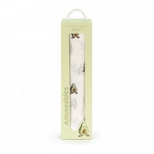 Jellycat Amuseable Avocado Swaddle 120 CM X 120 CM | SB5687340