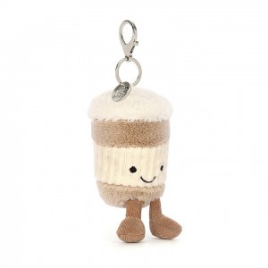 Jellycat Amuseable Coffee-To-Go Bag Charm 18 CM X 5 CM | WL1237854