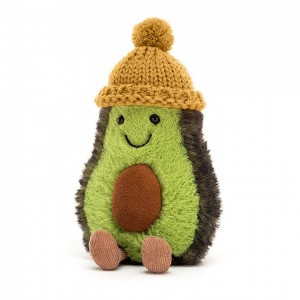 Jellycat Amuseable Cozi Avocado Mustard 15 CM X 8 CM | AY6258017