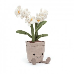 Jellycat Amuseable Cream Orchid 27 CM X 10 CM | AR8540276