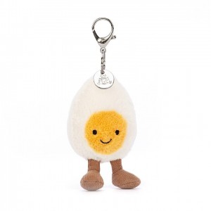 Jellycat Amuseable Happy Boiled Egg Bag Charm 18 CM X 7 CM | VR4308256