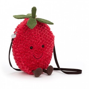 Jellycat Amuseable Strawberry Bag 22 CM X 19 CM | QF1423587