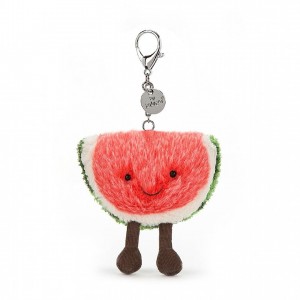 Jellycat Amuseable Watermelon Bag Charm 8 CM X 12 CM | JP0367214