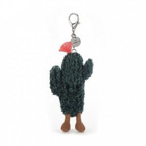 Jellycat Amuseables Cactus Bag Charm 13 CM X 5 CM | QK0179548