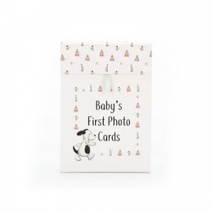 Jellycat Baby's First Bashful Puppy Photo Cards 16 CM X 2 CM | CH0571426