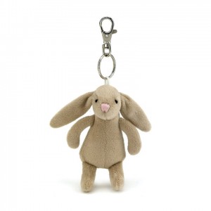 Jellycat Bashful Beige Bunny Keychain 15 CM | YT8912350