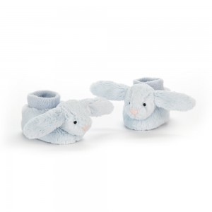 Jellycat Bashful Blue Bunny Booties 10 CM | JG1974326