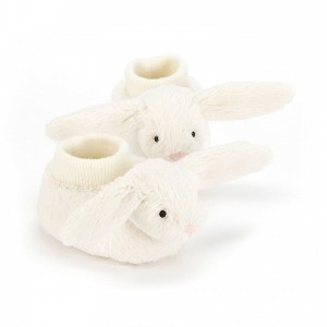 Jellycat Bashful Cream Bunny Booties 10 CM | BU5923608