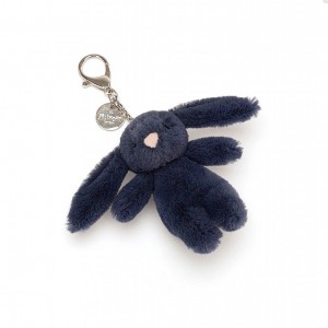 Jellycat Bashful Navy Bunny Bag Charm 8 CM X 4 CM | SL8302674