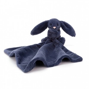 Jellycat Bashful Navy Bunny Soother 34 CM X 7 CM | HQ6579028