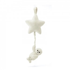 Jellycat Bashful Owl Star Musical Pull 12 CM X 17 CM | SQ3926841