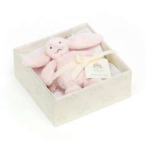Jellycat Bashful Pink Bunny Gift Set 18 CM X 18 CM | RA0528976