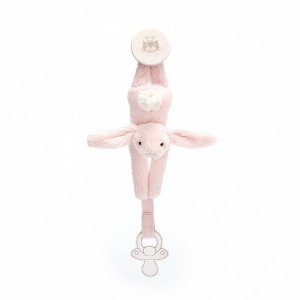 Jellycat Bashful Pink Dummy Holder 19 CM X 4 CM | GY4721680