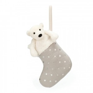 Jellycat Bashful Polar Bear Stocking 23 CM X 8 CM | SN4352968