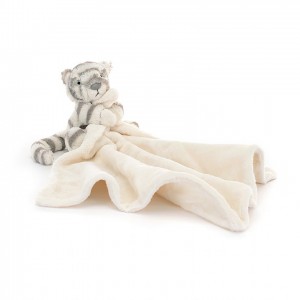 Jellycat Bashful Snow Tiger Soother 34 CM X 34 CM | OG1290564