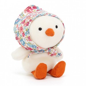 Jellycat Betty Bonnet Cream Chick 11 CM X 5 CM | JA9086247