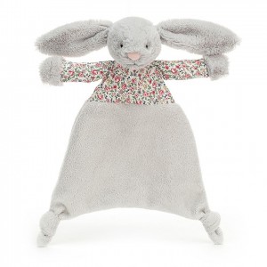 Jellycat Blossom Silver Bunny Comforter 25 CM X 22 CM | NI7610892