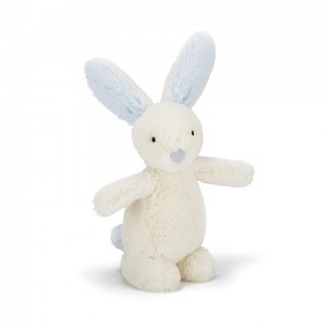 Jellycat Bobtail Bunny Blue Rattle 14 CM | SF9406132