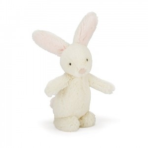 Jellycat Bobtail Bunny Pink Rattle 14 CM | BY0142539