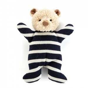 Jellycat Breton Bear Rattle 16 CM X 8 CM | QN0397465