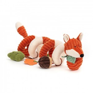 Jellycat Cordy Roy Baby Fox Spiral Activity Toy 13 CM X 12 CM | TE5862194