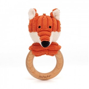 Jellycat Cordy Roy Baby Fox Wooden Ring Toy 14 CM X 10 CM | UV2759610