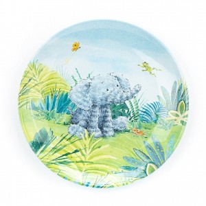 Jellycat Elephants Cant Fly Melamine Plate 20 CM X 20 CM | OY8635124
