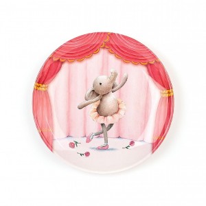 Jellycat Elly Ballerina Melamine Plate 21 CM X 21 CM | UR6981235