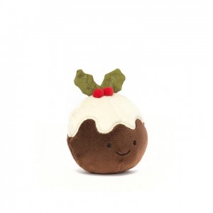 Jellycat Festive Folly Christmas Pudding 6 CM X 13 CM | IF2641379