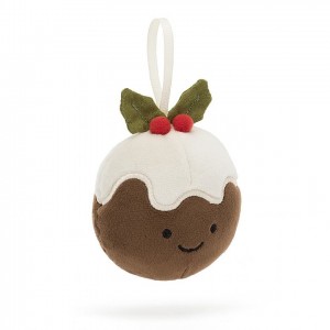 Jellycat Festive Folly Christmas Pudding 7 CM X 7 CM | NE0378259