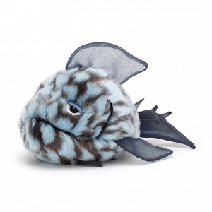 Jellycat Grumpy Fish Blue 14 CM X 22 CM | ZE2307948