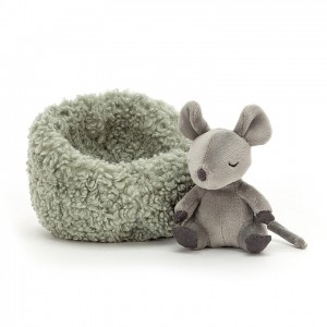 Jellycat Hibernating Mouse 12 CM X 12 CM | OR0458693