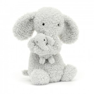 Jellycat Huddles Grey Elephant 26 CM X 14 CM | DO6159728