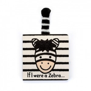 Jellycat If I were a Zebra Board Book 15 CM X 15 CM | KW3178462