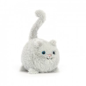 Jellycat Kitten Caboodle Grey 10 CM X 10 CM | LX7635841