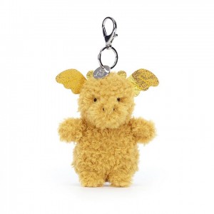 Jellycat Little Dragon Bag Charm 18 CM X 6 CM | IF2596047