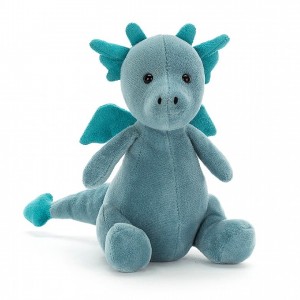 Jellycat Little Puff Sapphire 16 CM X 10 CM | UR9470281