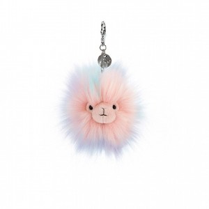 Jellycat Lovely Llama Bag Charm 7 CM X 7 CM | LJ1728905