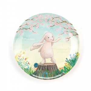 Jellycat My Friend Bunny Melamine Plate 20 CM X 20 CM | AF6107985