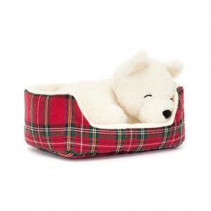 Jellycat Napping Nipper Westie 10 CM X 15 CM | EV4097826