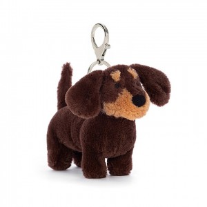 Jellycat Otto Sausage Dog Bag Charm 11 CM X 4 CM | YH2398617