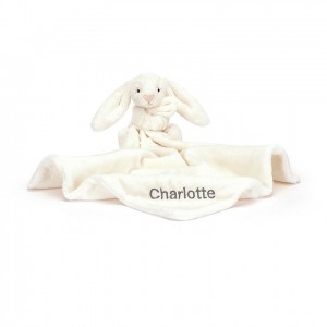 Jellycat Personalised Bashful Cream Bunny Soother 34 CM X 34 CM | BG7632845