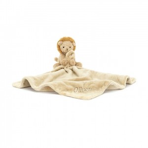 Jellycat Personalised Fuddlewuddle Lion Soother 34 CM X 34 CM | SG9542067