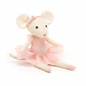 Jellycat Pirouette Mouse Candy 27 CM X 6 CM | HZ5786409