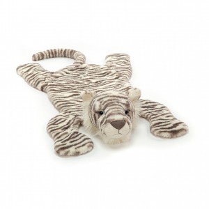 Jellycat Sacha Snow Tiger Playmat 85 CM X 44 CM | PJ8465231