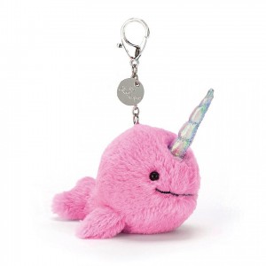 Jellycat Seas The Day Fuchsia Bag Charm 11 CM X 7 CM | NM7032859
