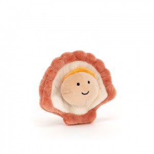 Jellycat Sensational Seafood Scallop 8 CM X 10 CM | XO8563247
